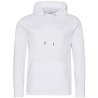 Sportig Hoodie Polyester Unisex -Arctic White