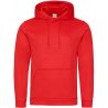 Sportig Hoodie Polyester Unisex - Fire Red