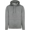 Sportig Hoodie Polyester Unisex - Grey Melange