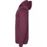 Sportig Hoodie Polyester Unisex - Burgundy