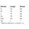 Storlekstabell oversized hoodie Storlekstabell oversized hoodie