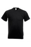 Svart V-Ringad herr t-shirt