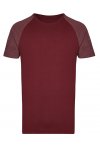 Maroon  lång t-shirt med egen design