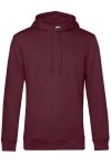 Burgundy Modern hoodie herr med eget tryck