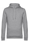 Heather Grey Modern hoodie herr med eget tryck