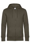 Zip-Hoodie Extra Mjuk Herr - Khaki