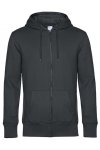 Zip-Hoodie Extra Mjuk Herr - Asphalt