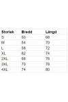 Storlekstabell Zip Hoodie Herr