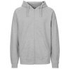 Ekologisk Fairtrade Zip-Hoodie - Sport Grey