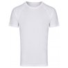 T-Shirt Med Kontrastfärgad Ärm - White/White