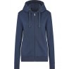 Premium Zip-Hoodie Dam - Navy
