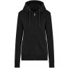 Premium Zip-Hoodie Dam - Black