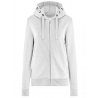 Premium Zip-Hoodie Dam - White