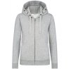 Zip-Hoodie Barn - Grey Melange