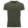 Denimlook T-shirt - Dark Green Brown Denimlook T-shirt - Dark Green Brown