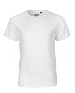 White Ekologisk barn t-shirt