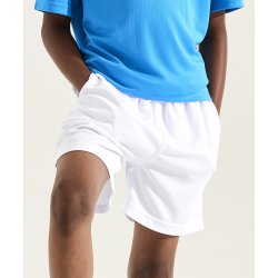 Sportiga shorts för barn med eget tryck vit