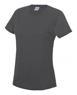Blyertsgrå Tränings T-Shirt Dam Med Eget Tryck