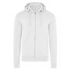 Premium Zip-Hoodie Herr - White