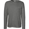 Ekologisk Fairtrade Långärmad T-shirt med eget tryck (upp till 3XL)