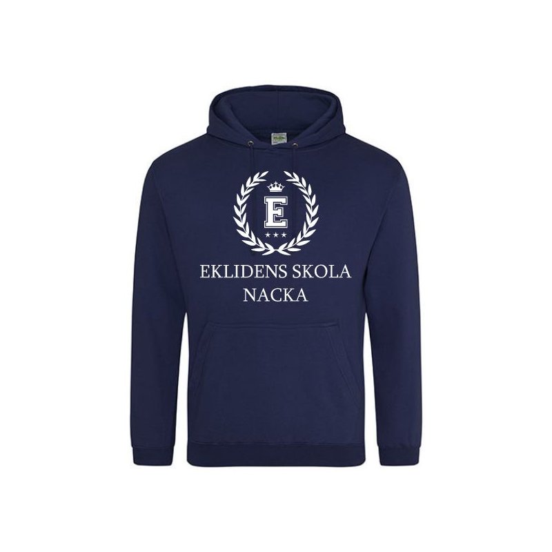 Skoltröja Ekliden Hoodie Marinblå