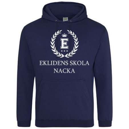 Skoltröja Ekliden Hoodie Marinblå