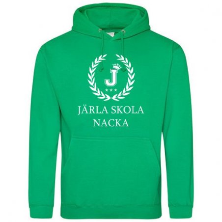 Skoltröja Järla Hoodie Grön