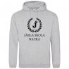 Skoltröja Järla Hoodie Gråmelerad