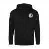 Contintental Bulldog Ziphoodie Svart