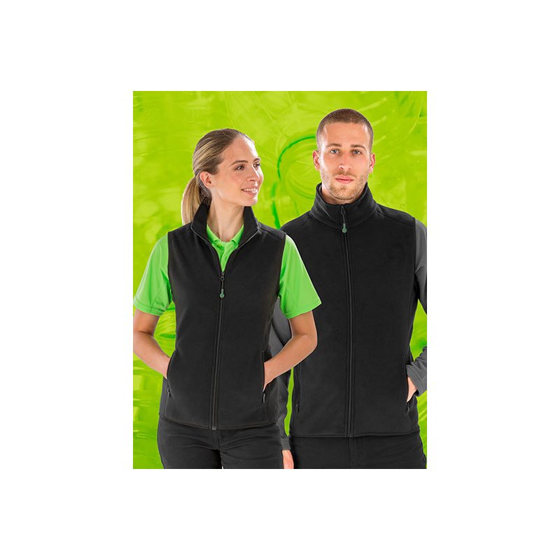 Fleeceväst Återvunnen Polyester med egen brodyr (upp till 3XL)