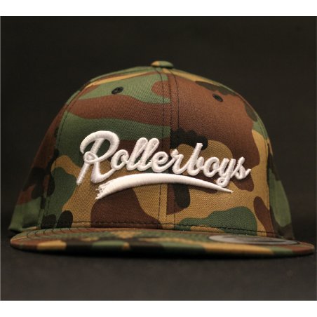 Rollerboys Merch Camo Snapback 3D