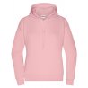 Hoodie Ekologisk Bomull - Soft Pink