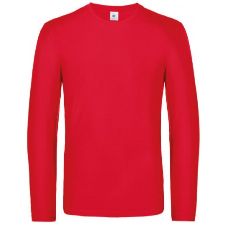 Röd Långärmad T-shirt med eget tryck