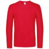 Röd Långärmad T-shirt med eget tryck