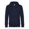 Zip-Hoodie Extra Mjuk Herr - Navy Blue