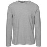 Ekologisk Fairtrade Långärmad T-shirt Herr - Sport Grey
