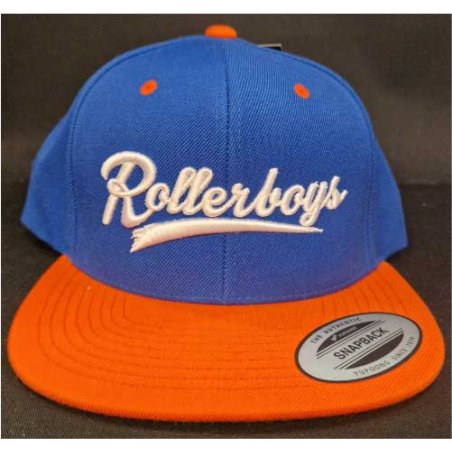 Rollerboys Royal/Orange Snapback 3D
