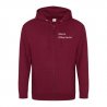 Ziphoodie Ekliden Vinröd