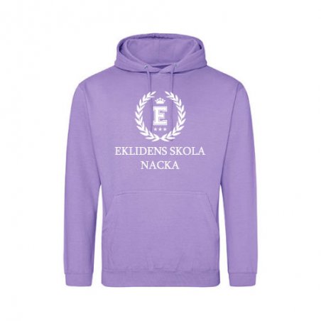 Skoltröja Ekliden Hoodie Lila Lavendel