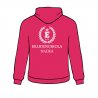 Ziphoodie Ekliden Cerise med eget tryck