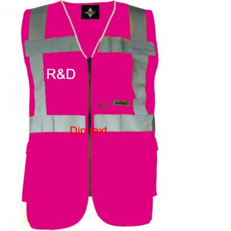 Multifunktionell Varselväst Reflex, Magenta