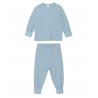 Enfärgad Pyjamas Barn - Dusty Blue