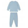Enfärgad Pyjamas Barn - Dusty Blue