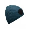Circular Fashion Patch Beanie - Airforce Blue