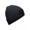 Circular Fashion Patch Beanie - Graphite Grey