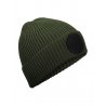 Circular Fashion Patch Beanie - Olive Green