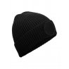 Circular Fashion Patch Beanie - Black