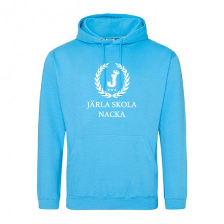 Skoltröja Järla Hoodie Hawaiian Blue
