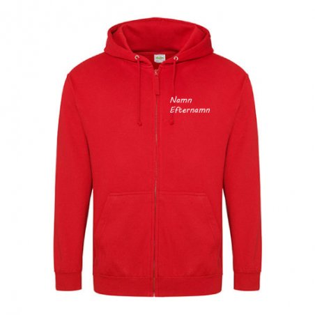 Ziphoodie Järla Röd