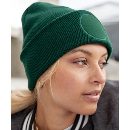 Circular Patch Beanie